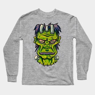 Frankenstein monster comic Long Sleeve T-Shirt